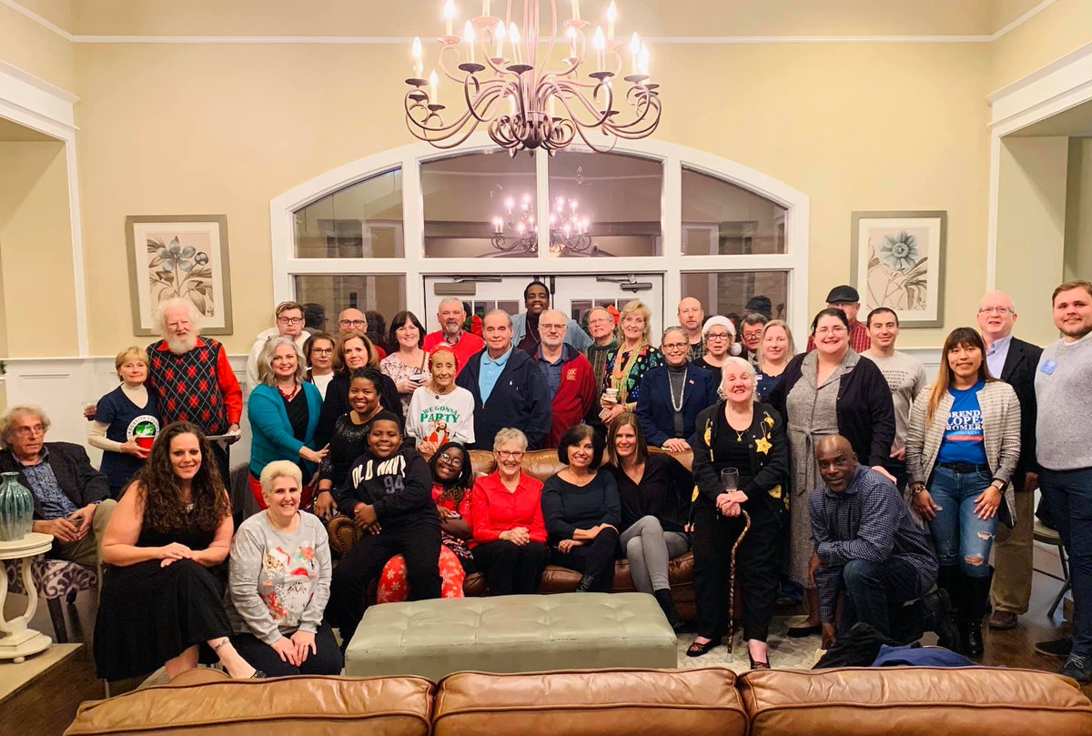 BrookeForGA27's tweet photo. What a fun night at the Forsyth Dems’ Holiday Party. We celebrated the great year that was and the AMAZING year to come! 🎄🤶🏼⛄️🕎 #forsythdems #georgiadems #gapol @VoteBrendaLopez @Carolyn4GA7 @votezahra @christa4georgia https://t.co/DUzabgD2W1