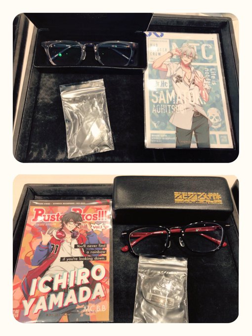 ?受け取り。(?さん?は一緒に行った友人の?)MCネーム入った最初のレンズはチェーンホールあってネックレスに出来ますよって仕様で凄いな…アンケートに新ディビもお願いしよう 