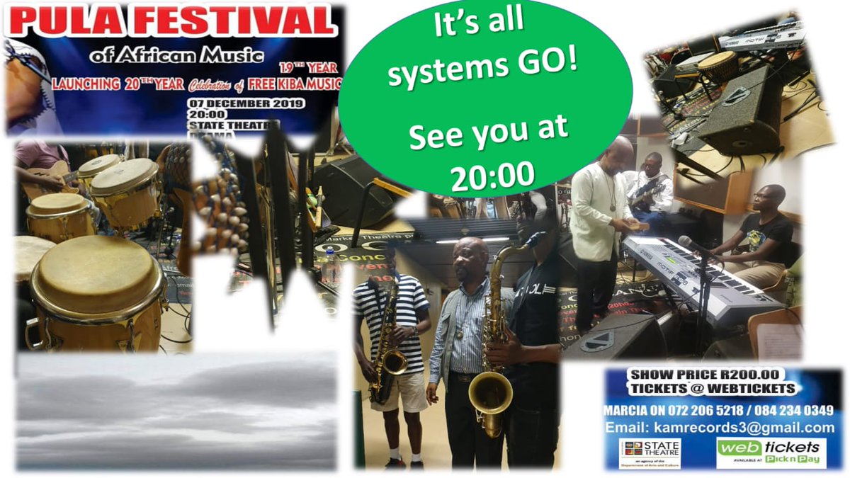 #PulaFestival2019 

It is here! The event we all have been waiting for...

You can still buy your ticket at the State Theater!
Dr Galane's T-shirts will also be available for sale at the show.

Come and enjoy the fun filled evening with friends and family!
facebook.com/DrSelloGalane/…