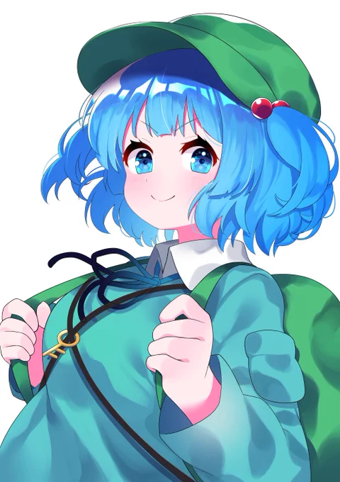 久しぶりにイラスト描けたー!
とりあえずリハビリ?に以前リクエスト頂いたにとりちゃん 