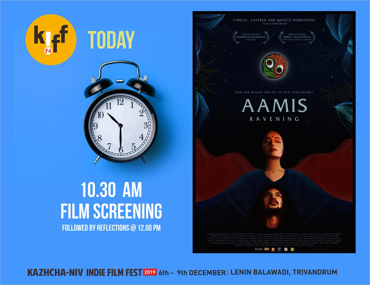 kniffkerala's tweet photo. Aamis, feature film by Bhaskar Hazarika will be screened today 10:30 AM at Lenin Balawadi, Trivandrum.

#KNIFF2019 #KIFF #KNIFF #KIFF2019 #indie #filmfestival #independentcinema

@sanalsasidharan https://t.co/ude9fi8o7h