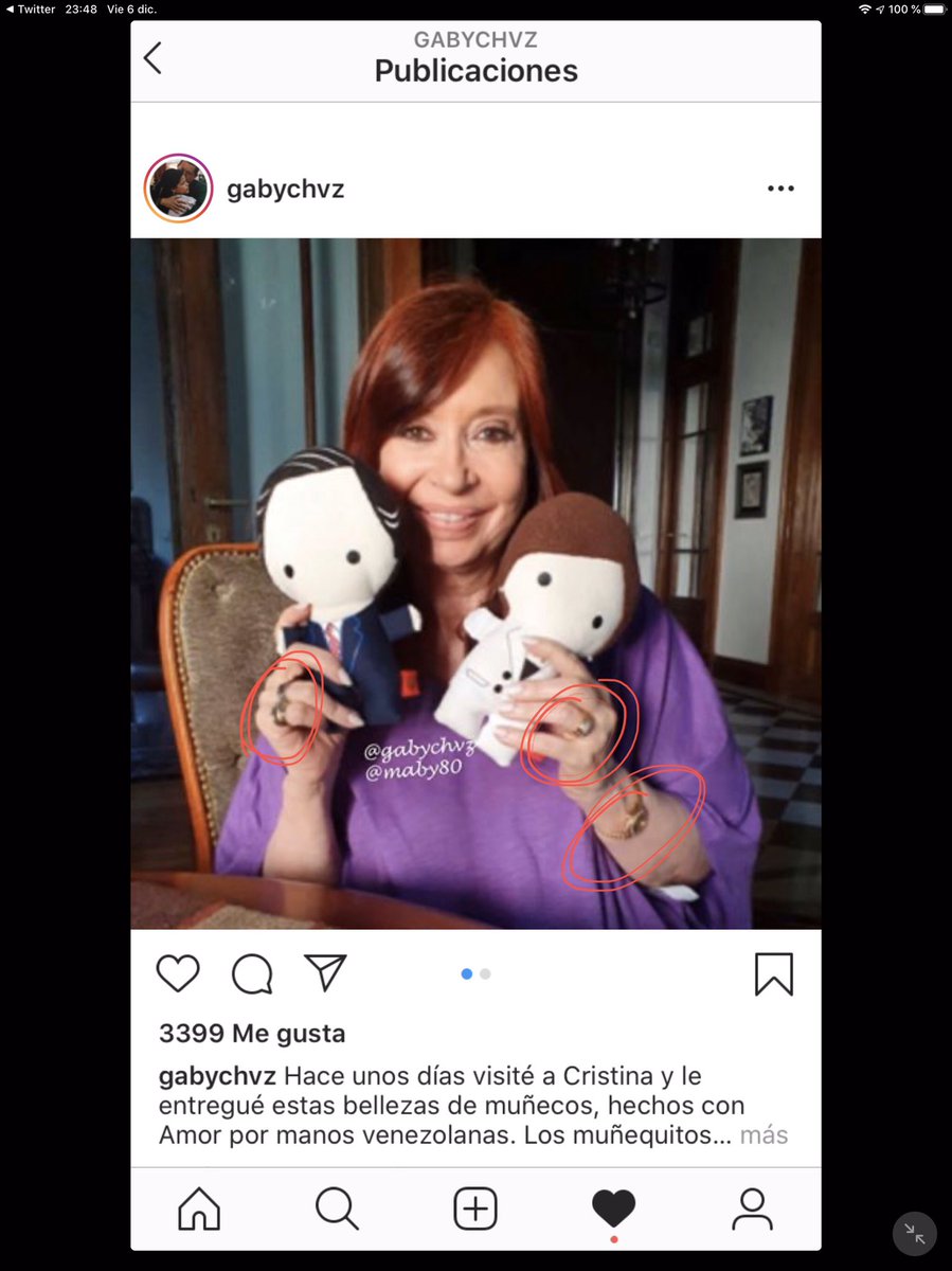 veroloren's tweet photo. Duelo de joyas en el intercambio de objetos pedorros entre la hija ultra millonaria de Chávez y la ultra millonaria ex presidenta de argenzuela ... dos grasas rodeadas de oro en países empobrecidos ... https://t.co/1YlpjVcSdl