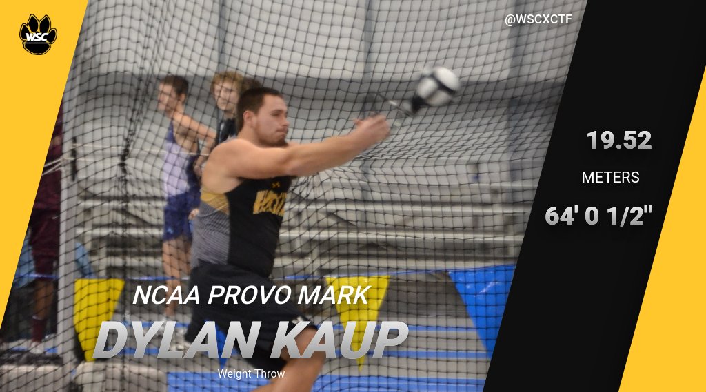 WSCXCTF's tweet image. Senior @dylan_kaup starts off season with 5th place finish and NCAA Provo Mark at SDSU Holiday Invite.