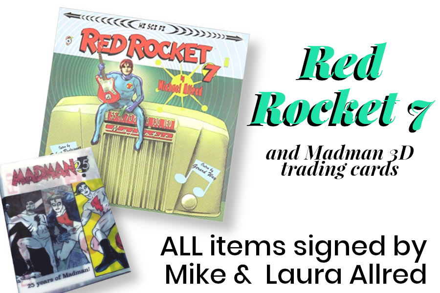 BWP_EUG's tweet photo. 3 HOURS LEFTon our #crowdfunding campaign to get our #inclusive #localcomicshop up & running in #DowntownEugene!
Still available: Red Rocket 7 Pack: #RedRocket7 soft cover & #Madman trading cards SIGNED by @AllredMD & #LauraAllred!
Grab yours at https://t.co/E7LDgZ6e2p! https://t.co/GkUf5y7iW9