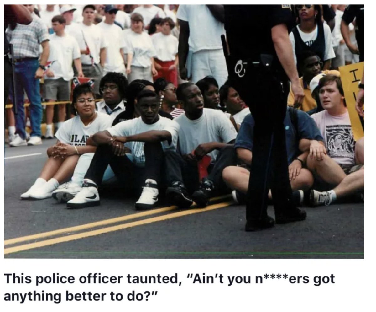 Other people surrounded me before the police did.That fraternity was the Kappa Alpha Order. This event, "Old South Week" happens at campuses across the country.