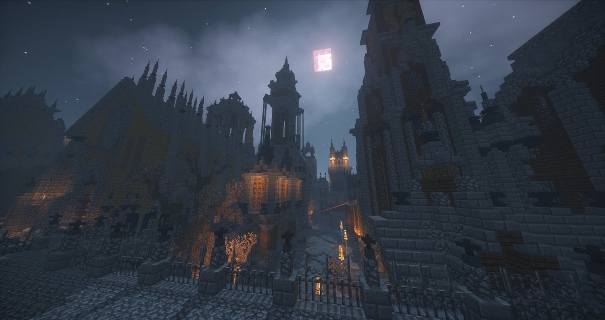 デンタロウ V Twitter ヤーナム市街作り直し中 Minecraft Bloodborne ブラッドボーン