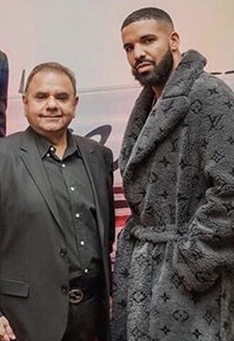 SOHH on X: #Drake rocking the $18K Louis Vuitton #Shearling coat