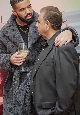 SOHH on X: #Drake rocking the $18K Louis Vuitton #Shearling coat