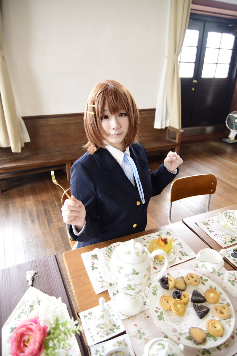 つばさ໒ Pf34 放課後ティータイムです 平沢 唯 けいおん けいおん K On けいおん10周年 京アニ コスプレ コスプレイヤーさんと繋がりたい 聖地巡礼 聖地巡礼コスプレ Cosplay