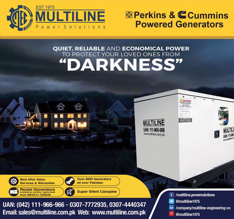 multiline1975's tweet photo. Confidence Comes From Quality! Multiline has installed more than 8,000 branded generator sets all over Pakistan. 

#perkinsgeneratorspakistan #perkinsgeneratorspricelistpakistan #cumminsgeneratorspakistan #yamahageneratorspakistan #generatorsonrentinpakistan #electricityload https://t.co/eJeIPGJqjA