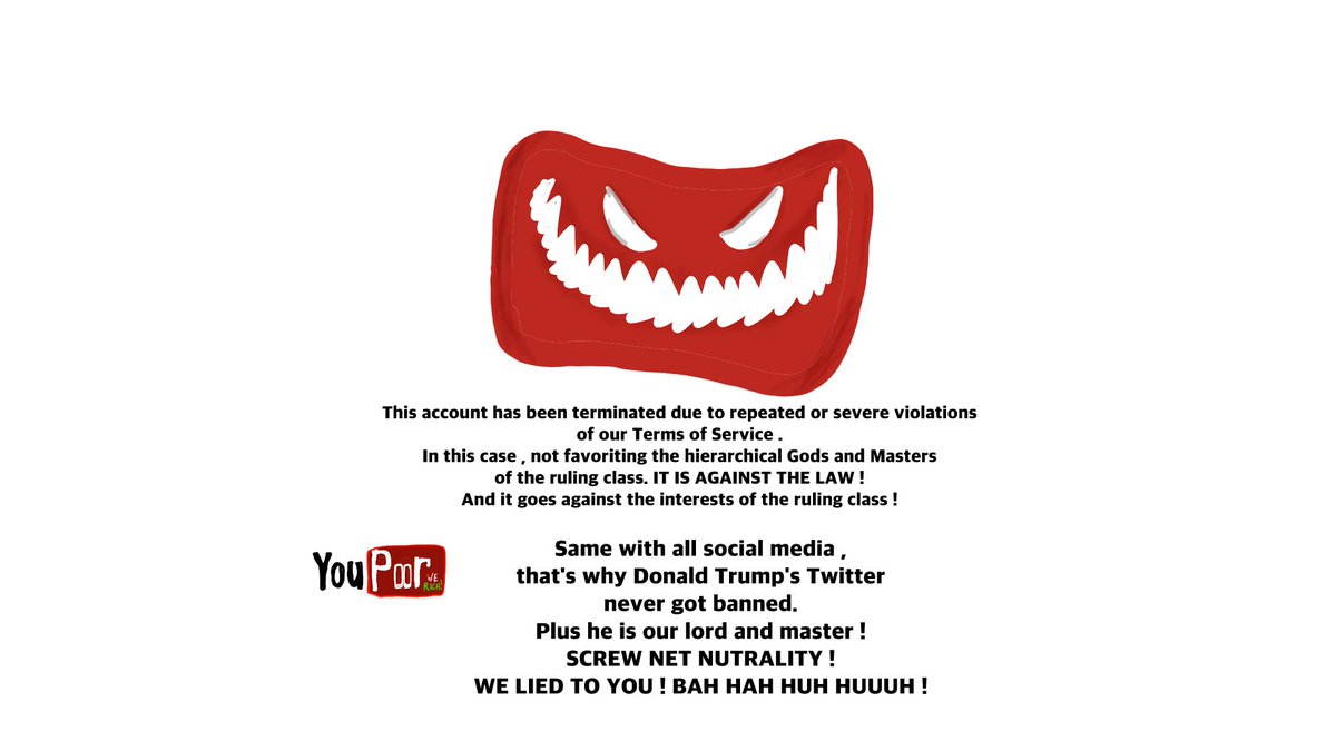 crooks_erica's tweet photo. #YouTubeWalkOut Dec 10 - 13 #youtube #google #coppa #youtubecoppa #savetheinternet #takebacktheinternet #ourtube #youtuber #youtubers #youtubersunite #youtubestrike #youtubechannel #youtube2020isgoingtoSUCK #youtubesucks #ericacrooks #satire #politicalsatire #takebackyoutube #now https://t.co/q1oV5R7qWT