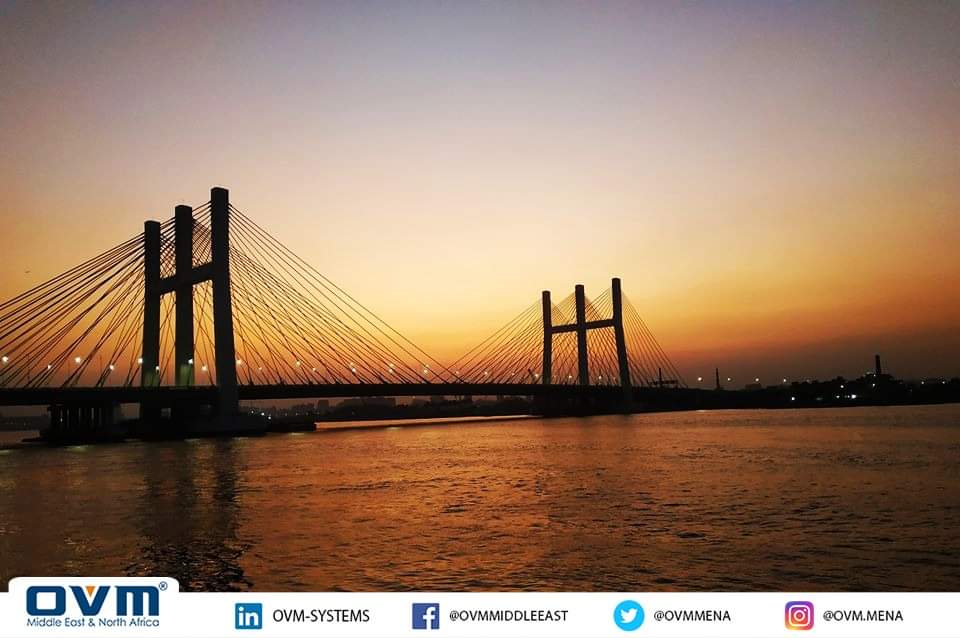 OVMmena's tweet image. {Photo} of “Rod El-Farag” Cable Stayed Bridge which was completely constructed Mid-Year, the bridge which has made major improvements in the traffic movement in Cairo city in Egypt was constructed using OVM Stay Cable System. 

#OVM
#OVM_Featured_Projects
#OVM_Stay_Cable_System