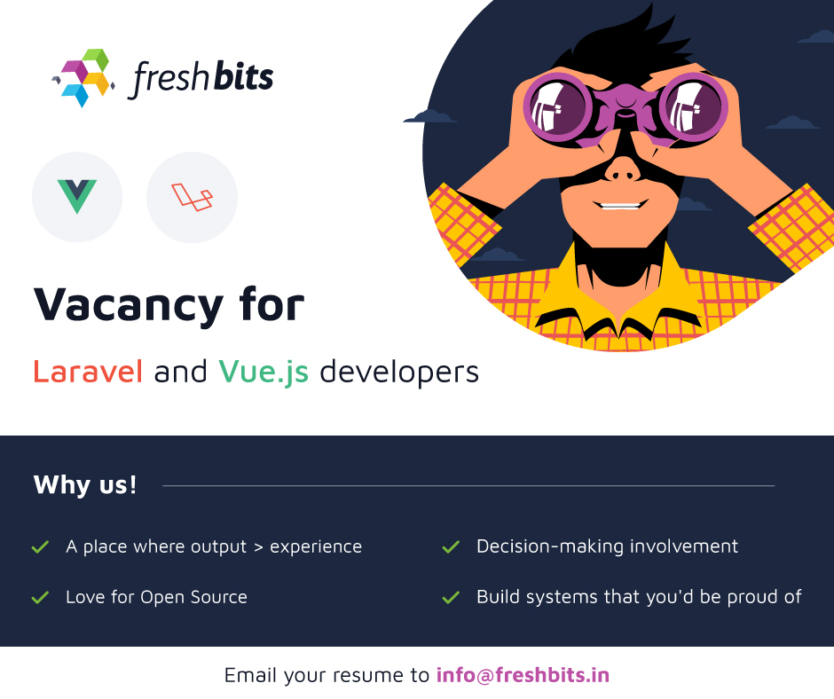 FreshbitsWeb's tweet image. 💺 We are looking for new team members 🧐

👨‍💻 Have you been searching for a company that values your work output above everything else?

🏄‍♂️ Or the company that offers you growth in all walks of life?

🤼‍♂️ Congrats, you just found a match!

👇 Details on the next tweet...