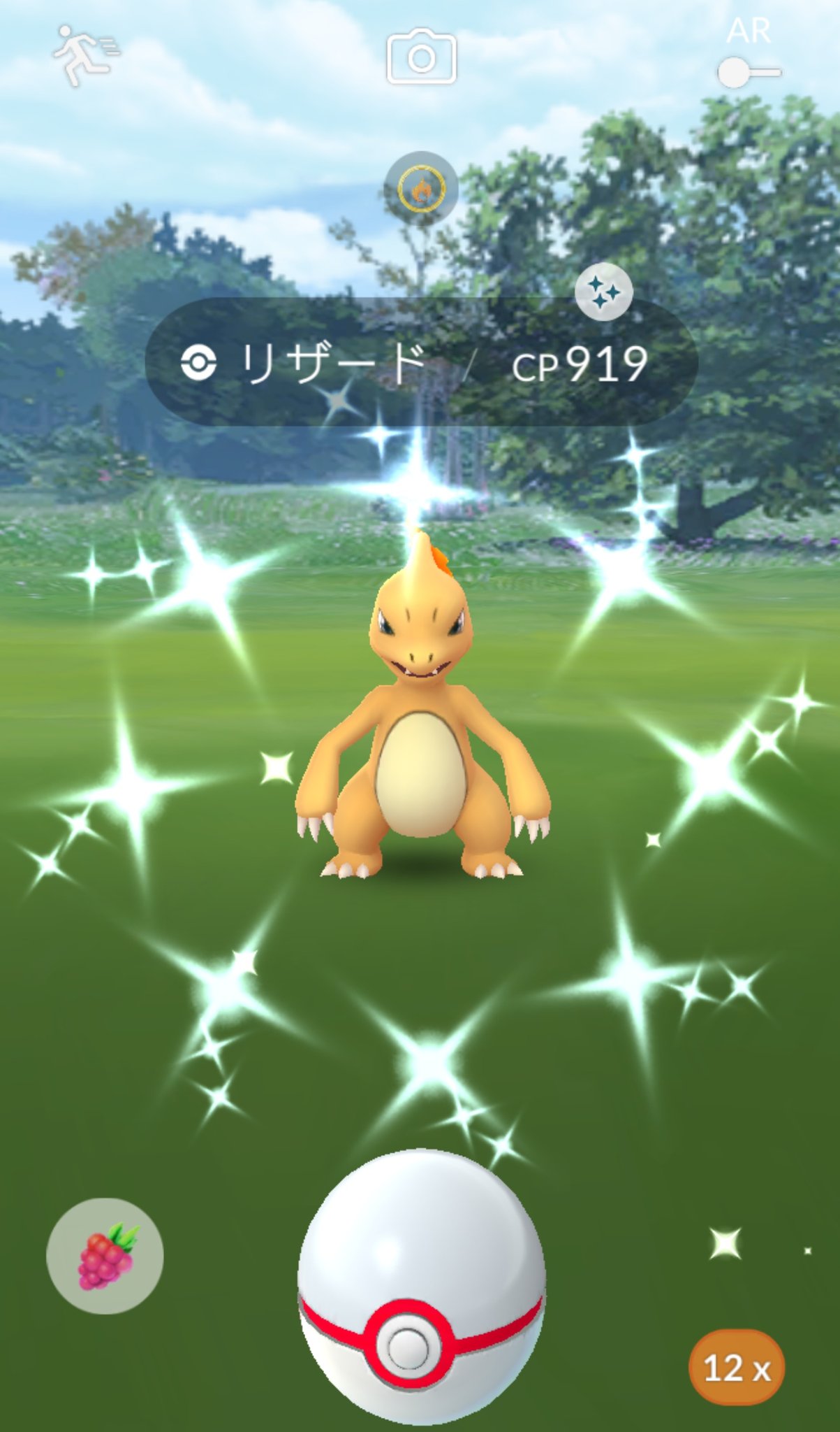こめぽ 御三家レイドデイ 今日はexジム中心に回ってみた やっぱり黒リザの準備がしたくてリザード回りしてたら 一発目で色違い来た 記念に木に隠れた修復中熊本城とar ヒマナッツも色が何か違うと思ったら初色違い 今日は何て日だ ポケモンgo 色