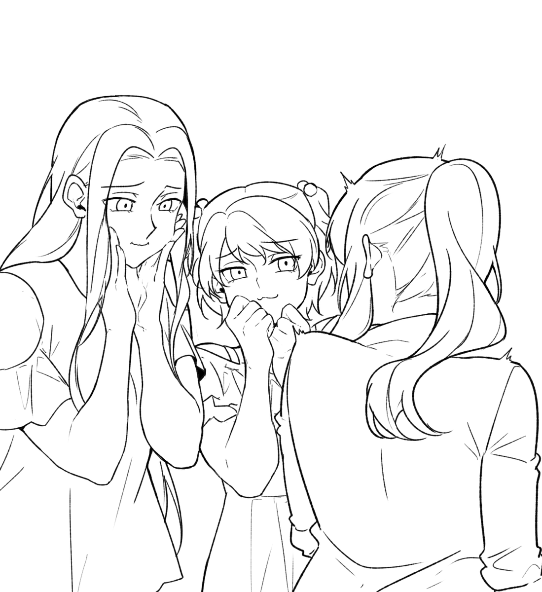 yeah, you shouldn't depend on mood to go work.. but hell yeah, having a good mood is really impacting your work day seriously... I hope I have constant uplifting mood every single day 😭😭😭😭

oh, I like their expression here 👀 