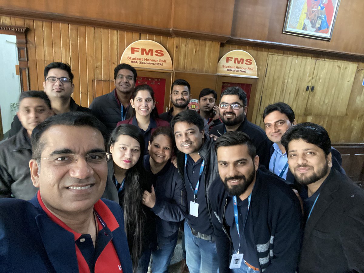 Dinesh Gulati on Twitter: "Back to school! Happy to kickoff 2nd batch of  Leadership Programme for IndiaMARTians in association with India's one of  the most premium institutes #FMS Delhi (#RedBuildingofDreams) for young