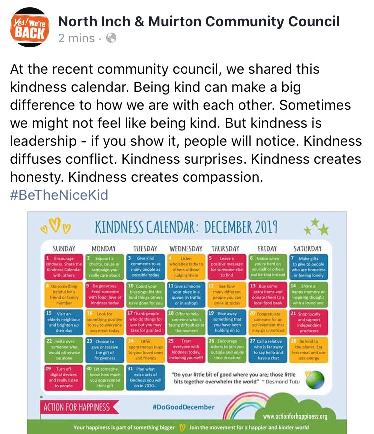 InchNorth's tweet image. Being kind to each other can take a bit of practice but what a difference it can make. #BeTheNiceKid #LeadingWithKindness 👇🏻