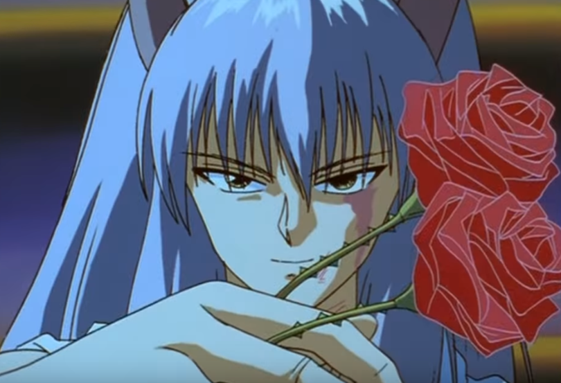 "Well it appears that it's that foxy Yoko Kurama!" Koto yelled in the mic. "Snoop Dogg better watch out!"Yoko Kurama materialized two roses out of thin air. "Here's a rhyme for you," he said. "To dodge these roses, I would stoop, Dogg.""Nice ears ya muppet," Snoop taunted.