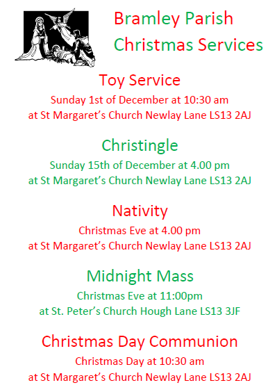 ParishBramley's tweet photo. On Sunday the 15th of December at 4.00 pm we hold our Christingle service at St Margaret’s. During the service you will be given an orange with red tape and 4 cocktail sticks with sweets on and also a candle. We will also take a collection of money for the Children’s Society https://t.co/yRHBe1W7n8