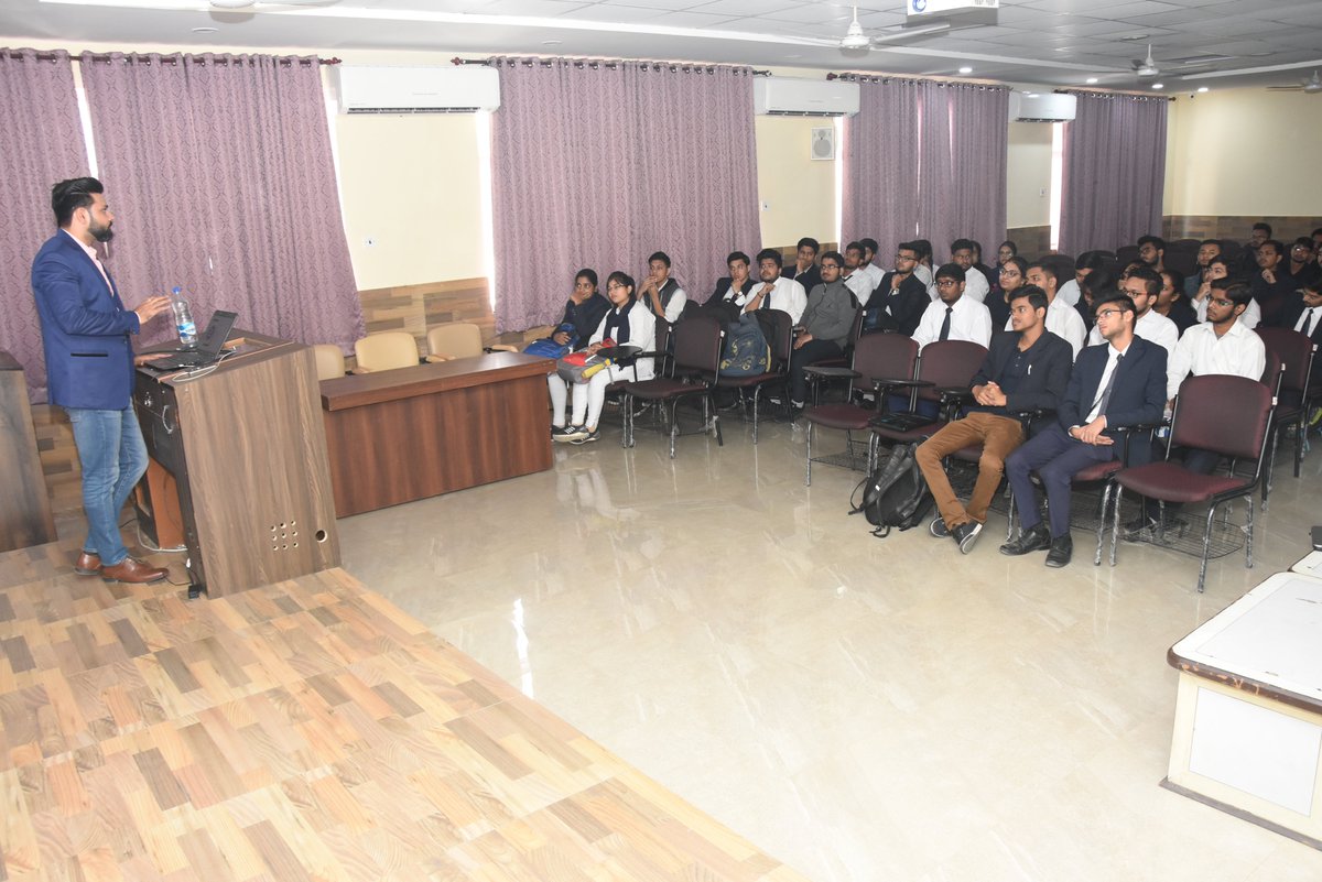 GLA_Mathura's tweet photo. Workshop By Mr.Amit Solanki cyber expert working in Medlife took Cyber Security for B.Tech-Computer Science &amp; Engineering
#EventsAtGLA #WorkshopsAtGLA #ResearchTopics #GLAUniversity #Happiness #EngineeringStudent https://t.co/vB88lc8MMw