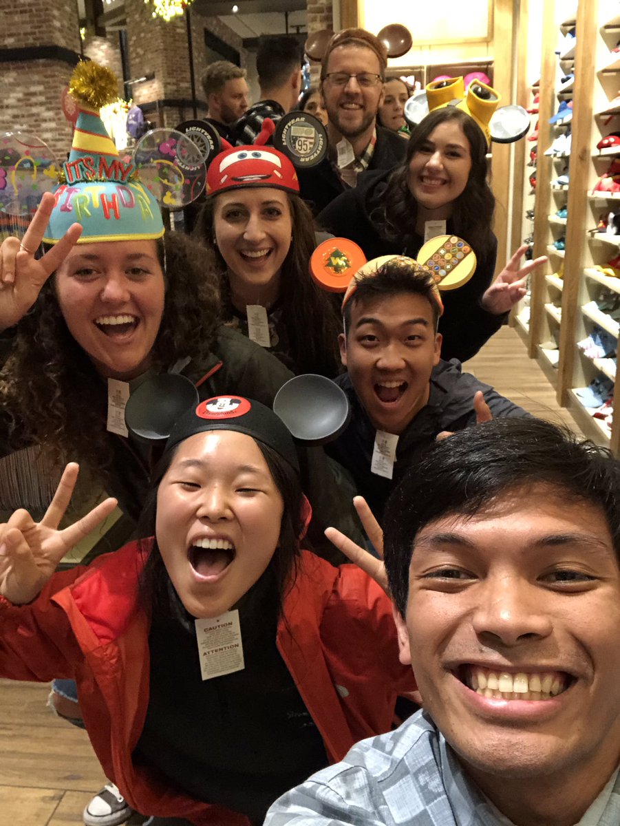 #CastCompliment to this amazing cast member in World of Disney <a href="/Disneyland/">Disneyland Resort</a> !! He went above and beyond to help us get the perfect shot for our photo scavenger hunt AND THEN gave us honorary citizens pins 😭 we didn’t catch his name, but thank him for us if you know him!