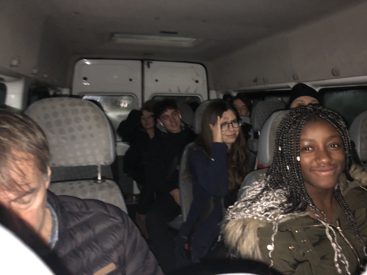 LYC Senior Chorus en route to the Royal Albert Hall for the Youth Scratch Messiah. Excited!