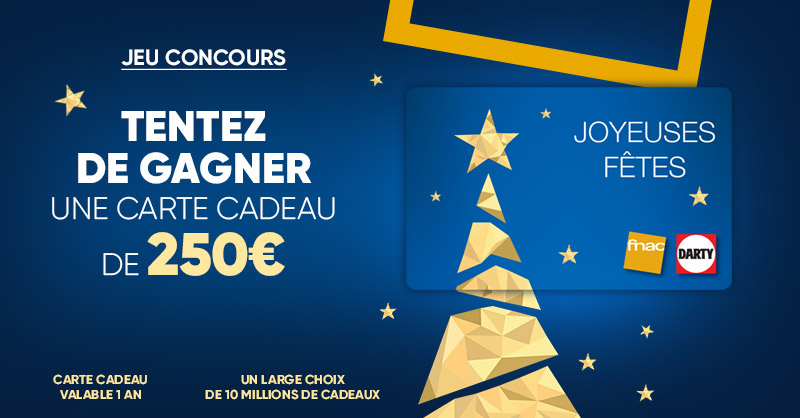 Une carte cadeau Fnac de 150 € à gagner – Super futé