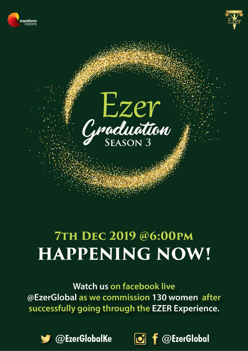 EzerGlobalKe's tweet photo. HAPPENING NOW!! @IganeNjeri @Transform_N  #130women #graciuosinfluence #ezergraduation https://t.co/dkyhmn2ZkH