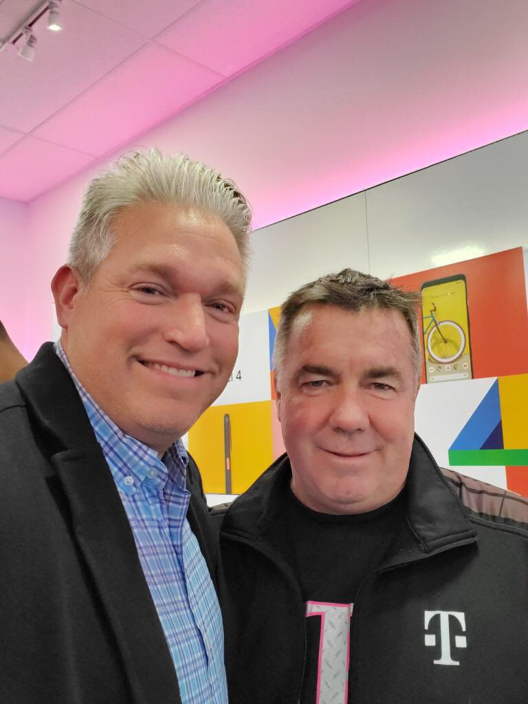 Happy weekend everyone - Reflecting on a BIG week <a href="/ExpStores/">Express Stores, LLC</a>  and what a week of firsts! First Family to join the #TMobile5G network, the Kotzatoski family at our Lititz PA store and the first time <a href="/TMobile/">T-Mobile</a> has hosted a NE All Hands Call at a Partner location with <a href="/thayesnet/">Terry Hayes</a>