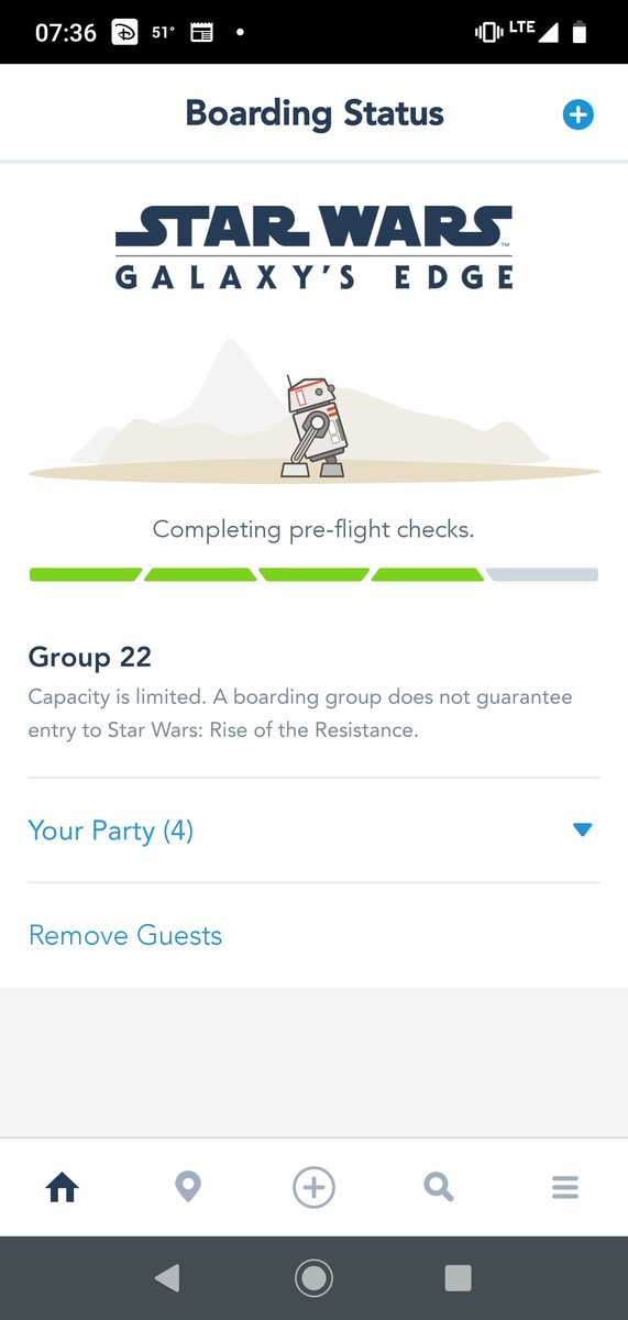 Got through the gates at 6:37 #RiseOfTheResistance #GalaxysEdge