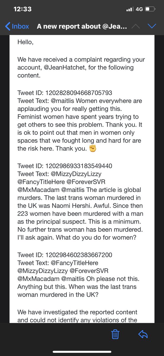 JeanHatchet's tweet photo. NEVER TELL THE TRUTH OR WE WILL STOP YOU. Lol. #ReportEverything #GetHerCatIfAllElseFails https://t.co/Rt54CddZRV