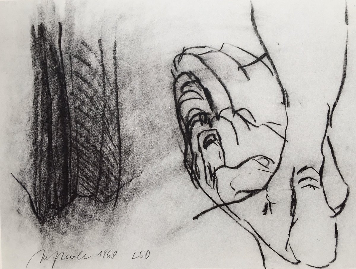 Alfred Hrdlicka (1928-2009), LSD drawings, 1968 