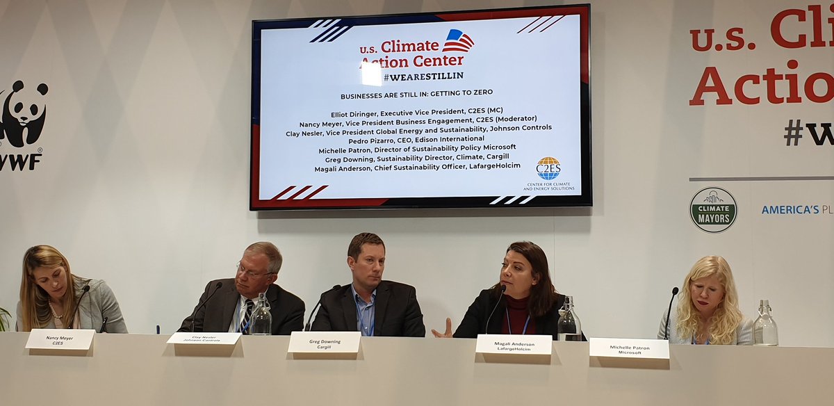 ClaudeLorea's tweet photo. Magali Anderson of .@LafargeHolcim at 🇺🇸
U.S.#ClimateAction Center event
Businesses are still in : getting to zero
Highlighting the need to adopt a #wholevaluechain approach to decarbonize the #builtenvironment
#innovation #startups #collaboration
#WEARESTILL https://t.co/FoFK3sac5O