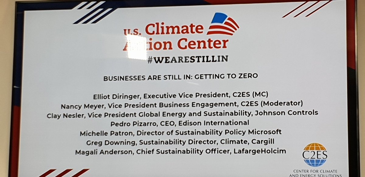 ClaudeLorea's tweet photo. Magali Anderson of .@LafargeHolcim at 🇺🇸
U.S.#ClimateAction Center event
Businesses are still in : getting to zero
Highlighting the need to adopt a #wholevaluechain approach to decarbonize the #builtenvironment
#innovation #startups #collaboration
#WEARESTILL https://t.co/FoFK3sac5O