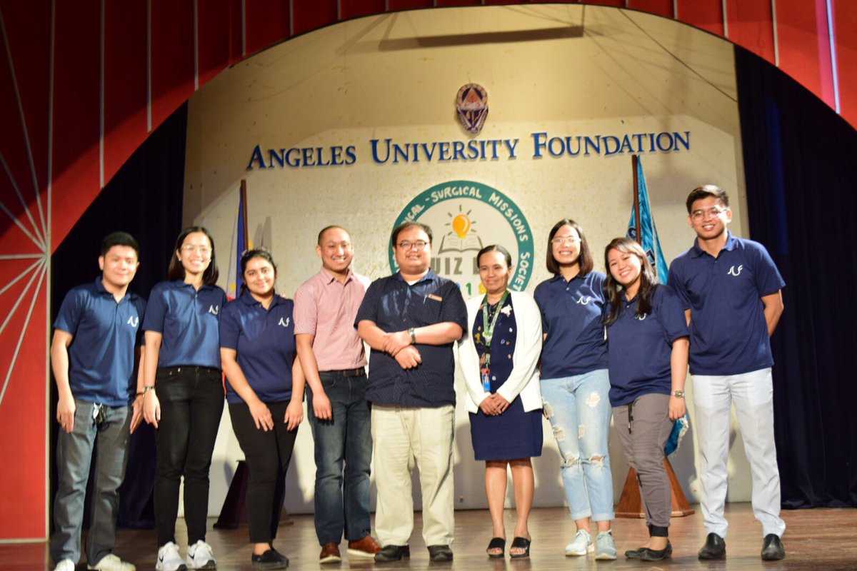 aufmedsc's tweet photo. This successful event is brought to by the Angeles Medical-Surgical Missions Society   and the Medicine Student Council. 

#AMSMSQuizbee2019 https://t.co/QpLOVLah2n