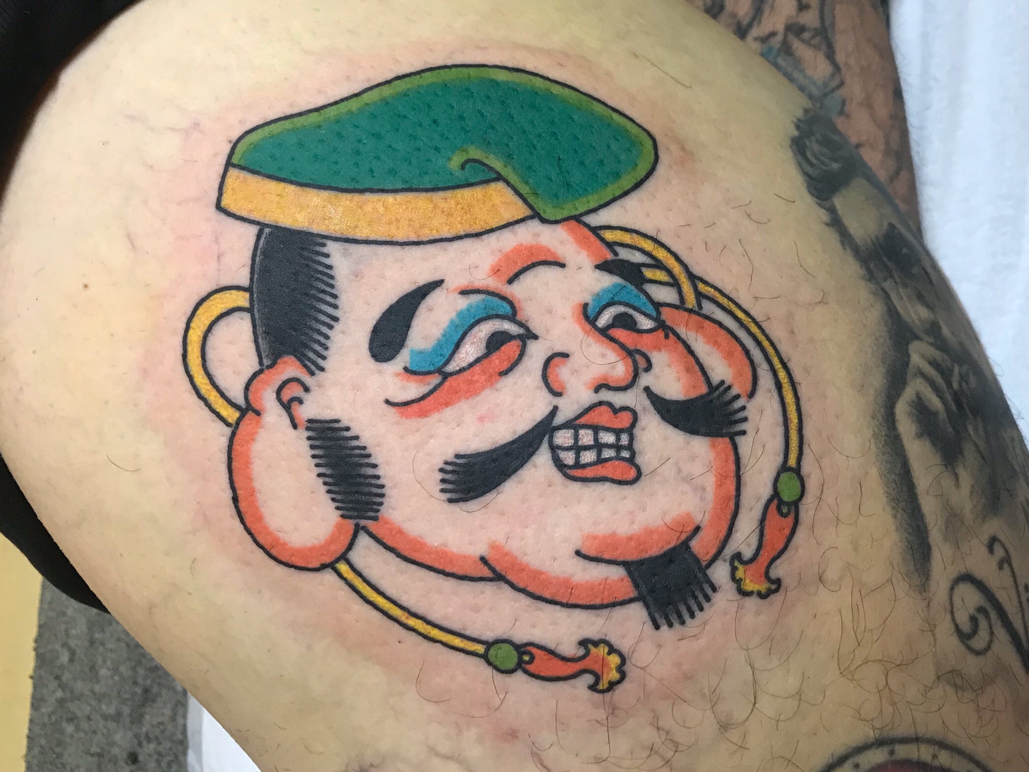 紀州彫酒 En Twitter アルゼンチン から お2人で 来て頂きました ありがとうございます 恵比寿天 手彫り 希望でしたので 色刺しは 手で 仕上げました 恵比寿天 2時間30分 2万円 金魚 1時間 1万円 Wakayama Tattoo Horisaka 和歌山 刺青 タトゥー