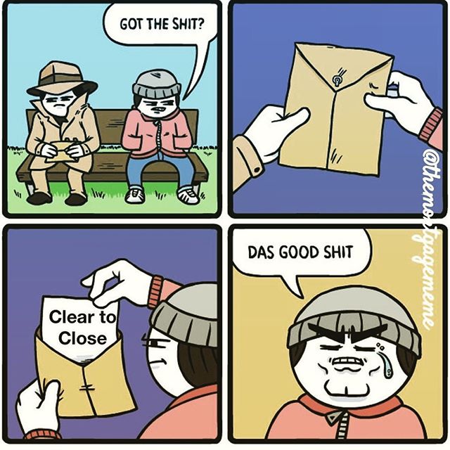 mtgloans_pisano's tweet photo. Who’s got that good shit?
#loanofficers #clear2close #mortgagememes #mortgageloanofficer https://t.co/7D2GFZ7Z4j
