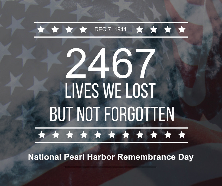 We will remember #PearlHarborDay
