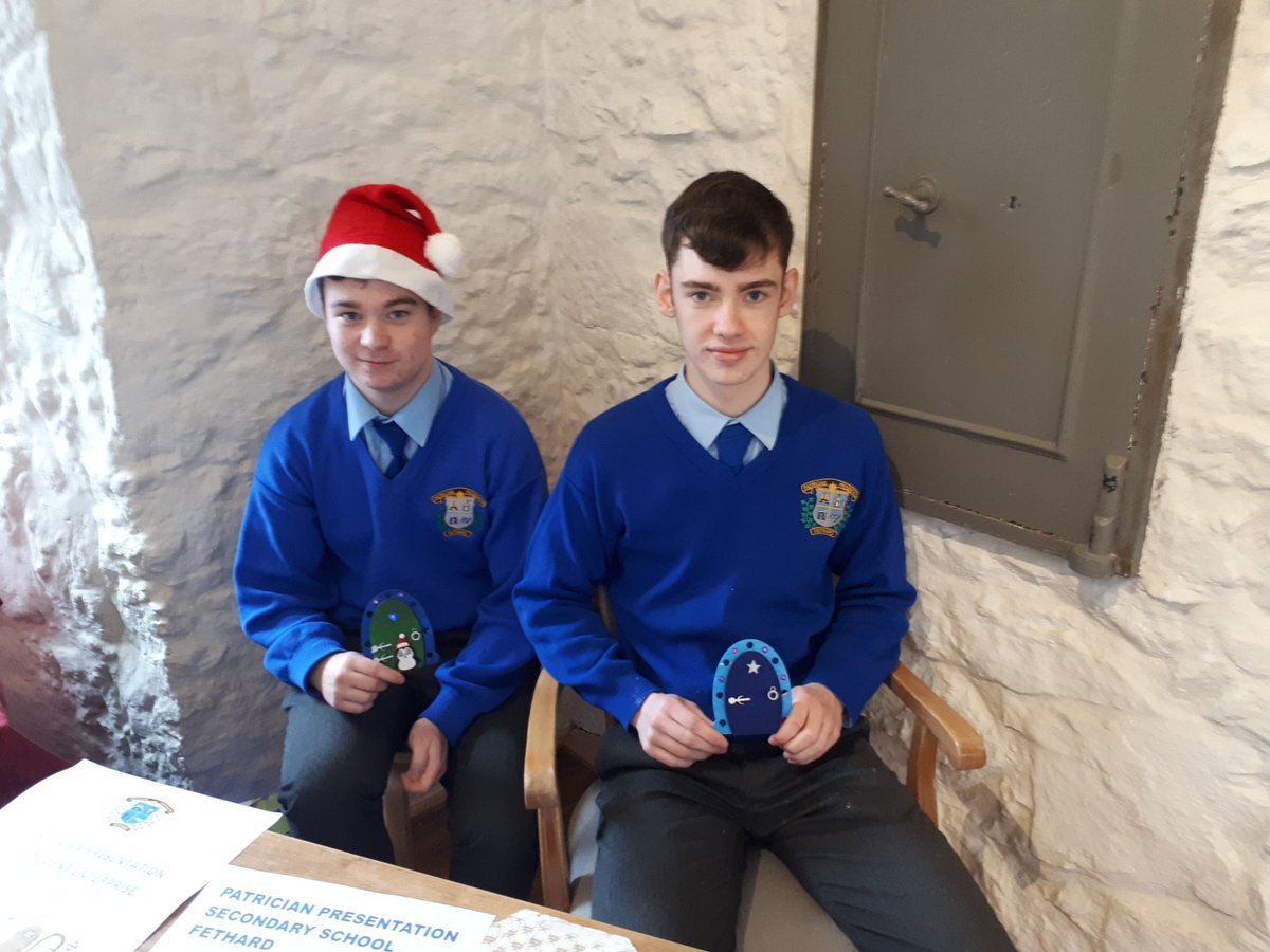 PPSSFethard's tweet photo. We are delighted to be here @FHCexperience today where our Transition Year students are selling some of their products as part of their Transition Year Enterprise! #Fethard https://t.co/8kUEuVTnVT