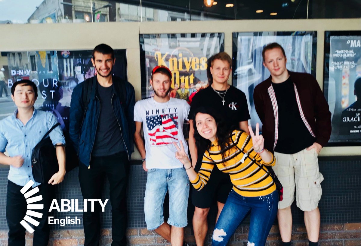 AbilityEnglish's tweet photo. Awesome time with students at our monthly movie fest :) https://t.co/b3d6VKaGPr