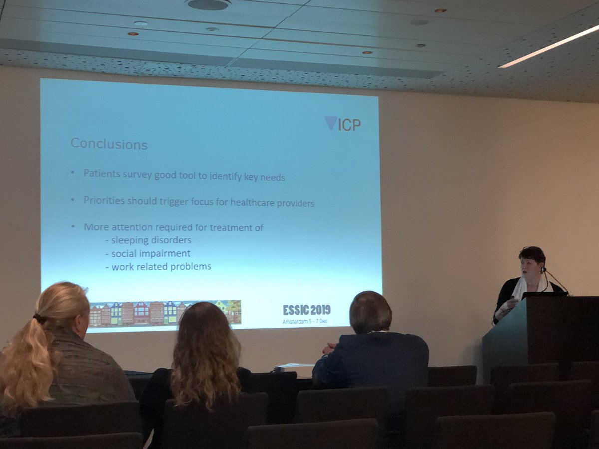 jilly_bond's tweet photo. Sleeping disruption came out on top as priority for treatment focus amongst Dutch pts surveyed #ESSIC2019 https://t.co/mjsTO4QuOr