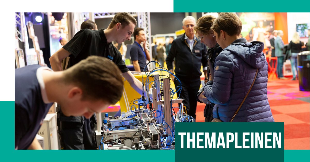 Op <a href="/StudieBeursWest/">Studiekeuzebeurs West</a> zijn er verschillende Themapleinen die jou helpen om de juiste studie snel te vinden.  Alle thema’s zijn terug te vinden in de beurscatalogus, en op de plattegrond! studiekeuzebeurswest.nl/nl/plattegrond