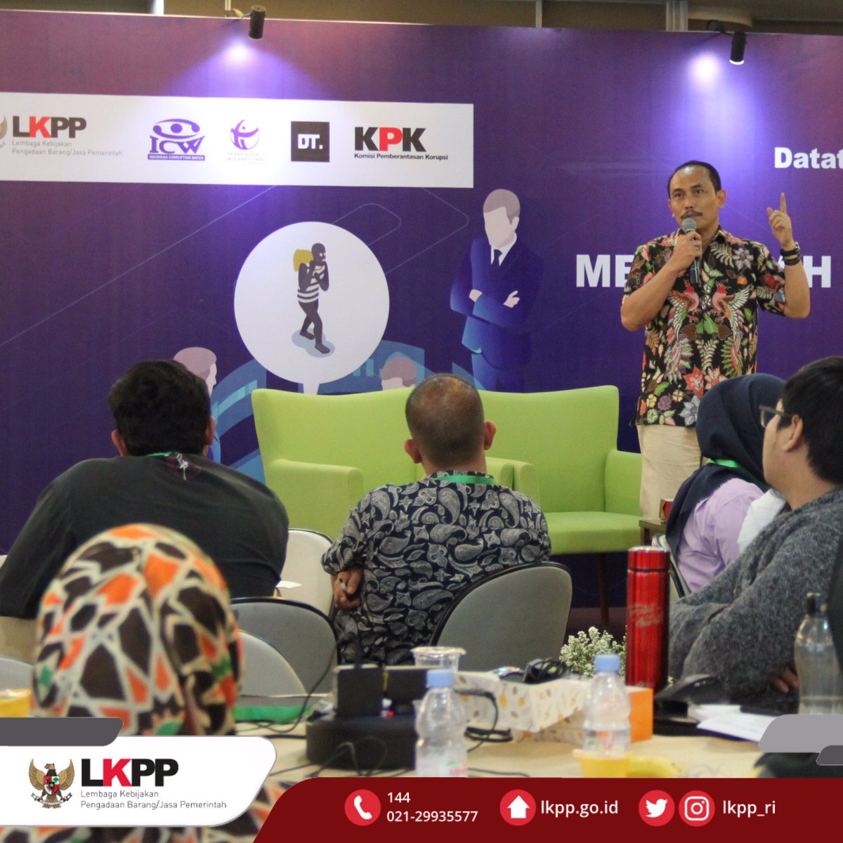 LKPP_RI's tweet photo. LKPP Manfaatkan Data Pengadaan untuk Cegah Korupsi
Kepala Lembaga Kebijakan Pengadaan Barang Jasa Pemerintah atau LKPP mendorong partisipasi publik dalam mengawal proses pengadaan.
#LKPP #12thLKPP #Datathon2019 #KawalPengadaan https://t.co/wF9WPjLjBN