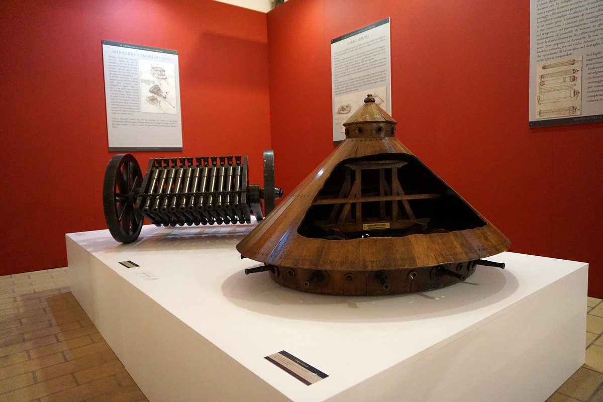 A #Palmanova fino al 1 marzo 2020
#LEONARDO DA VINCI E LE ARTI NUOVE
Arti civili e militari nel #Rinascimento
L’esposizione è visitabile, gratuitamente, nella Polveriera di Contrada Garzoni a #Palmanova, dal martedì alla domenica, dalle 9.30 alle 12.30 e dalle 15 alle 18.