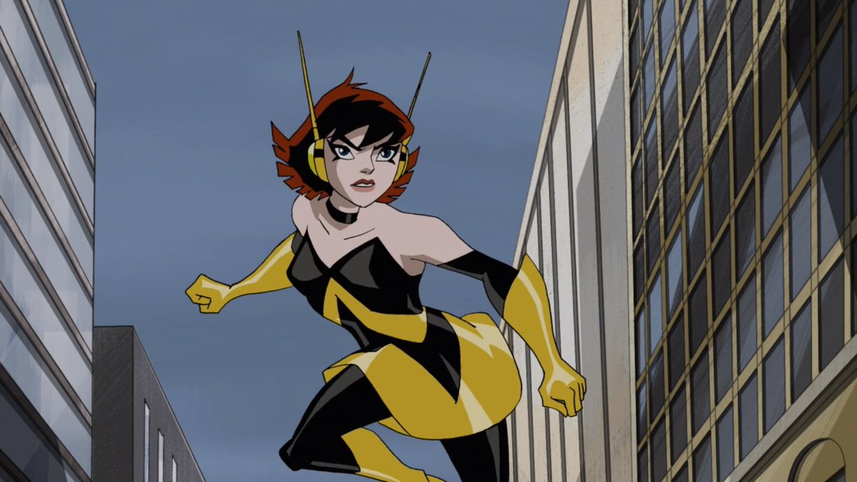 Screenshots of Wasp/Janet van Dyne from The Avengers: Earth's Mighties...