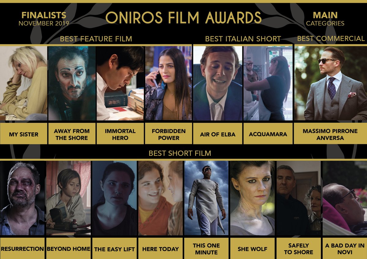 OnirosFilmAward's tweet photo. ✨ CONGRATULATIONS to all the #November 2019 Monthly Edition OFA Finalists! ✨ Discover all the #Finalists here: https://t.co/4Iwlklvf1B https://t.co/7Av7o9N8lG