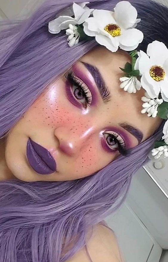 💜💜Purple love💜💜  #makeup #weekend