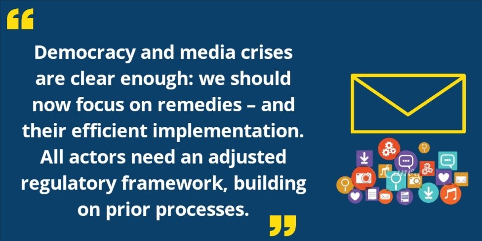 LucaArfini's tweet photo. 📣This open letter ✉ to @vonderleyen asks for more a #democratic and better regulated #media landscape through:
✅Co-regulation of platforms’ position and behaviour 💻📋
✅Promotion of high-quality #content 🔝 📰
✅ #SysPPees
We need a 🇪🇺 capable of facing global challenges https://t.co/v5ZYqJUdtb