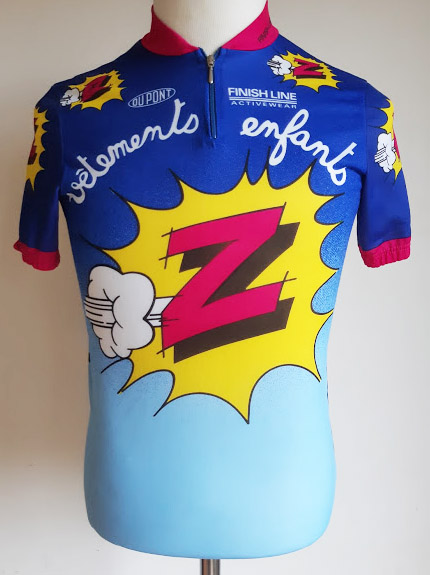 Maillot original de l'équipe Z - Peugeot
Disponible sur sport-antique.com

Site spécialisé en maillots vintage d'époque.

#cyclisme #cycling #velo #vintage