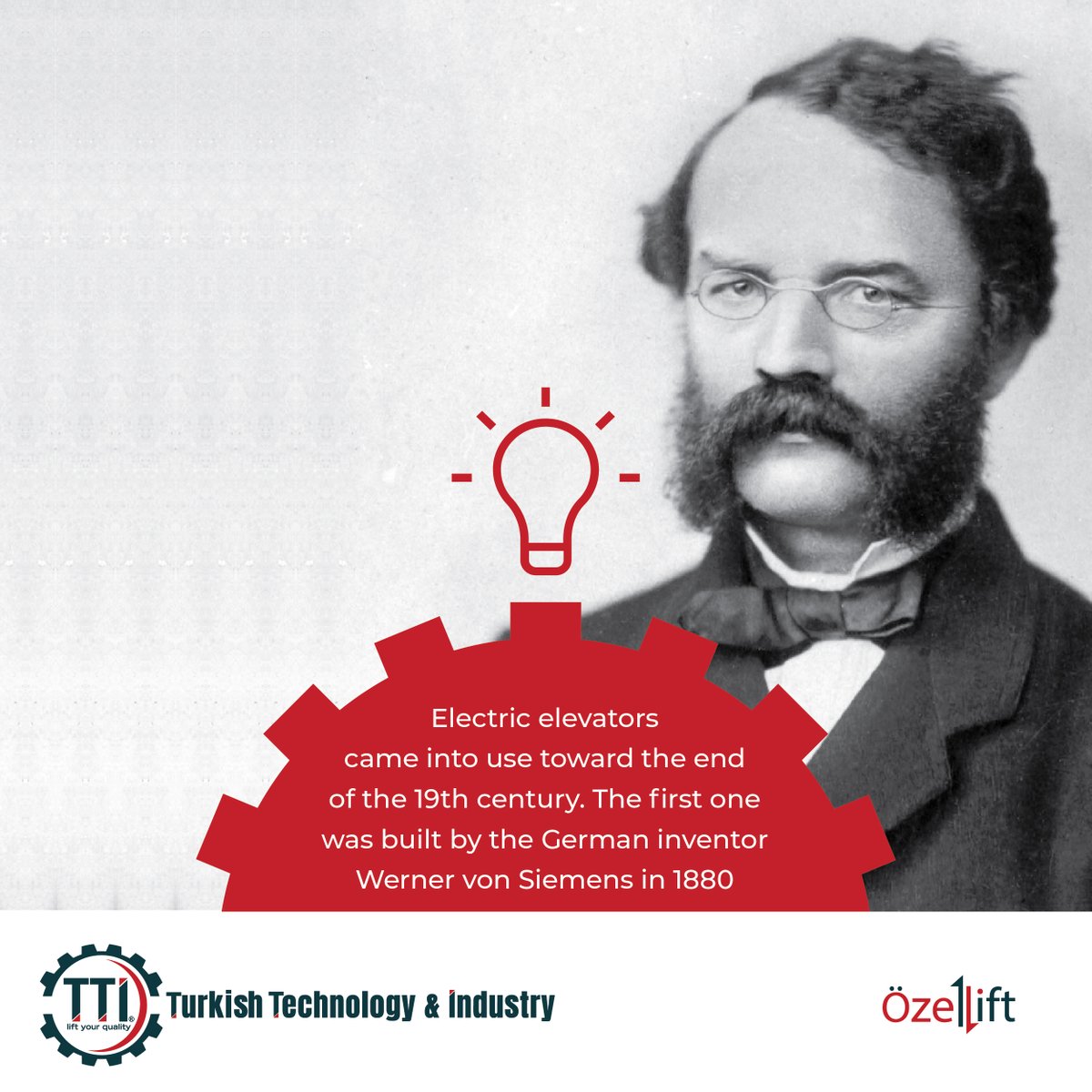 Electric elevators came into use toward the end of the 19th century. The first one was built by the German inventor Werner von Siemens in 1880.
For more information visit our website: ttilift.com 
Email us: marketing@ttilift.com
Contact us on WhatsApp: +905423409070
